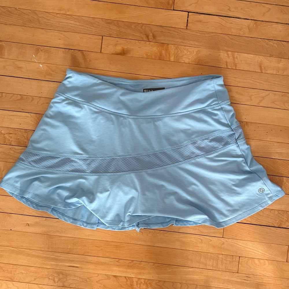 Lija Sky Blue Sports Skort M flaw